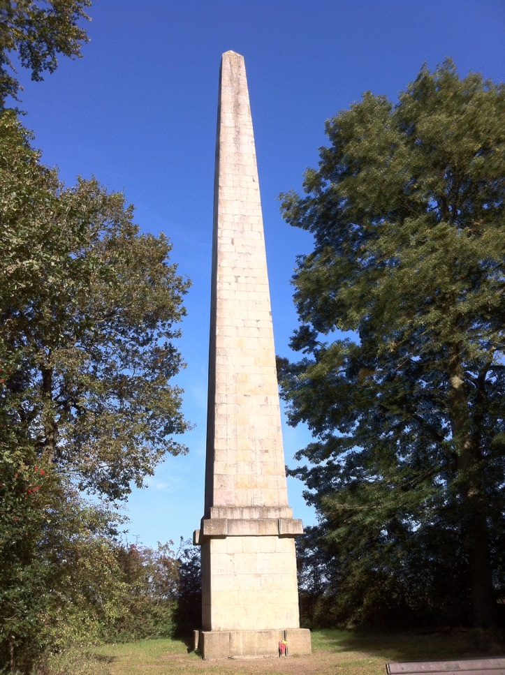 The Trent Country Park Obelisk, London. [Photo by me, 2014.]