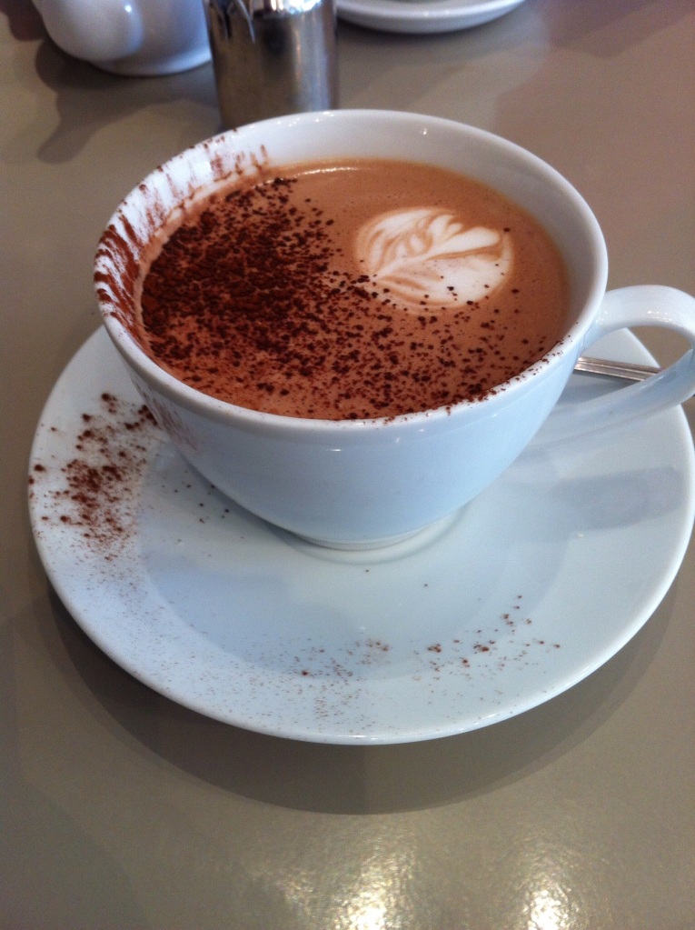 Hot Chocolate, Mes Amis, Beckington. [Photo by me, 2015.]
