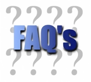 Free Stock Photo: Illustration of question marks and FAQ text. 