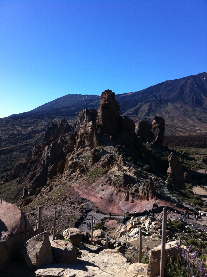 Rock formation, below Teide, just to the right. [Photo by me, 2016.]